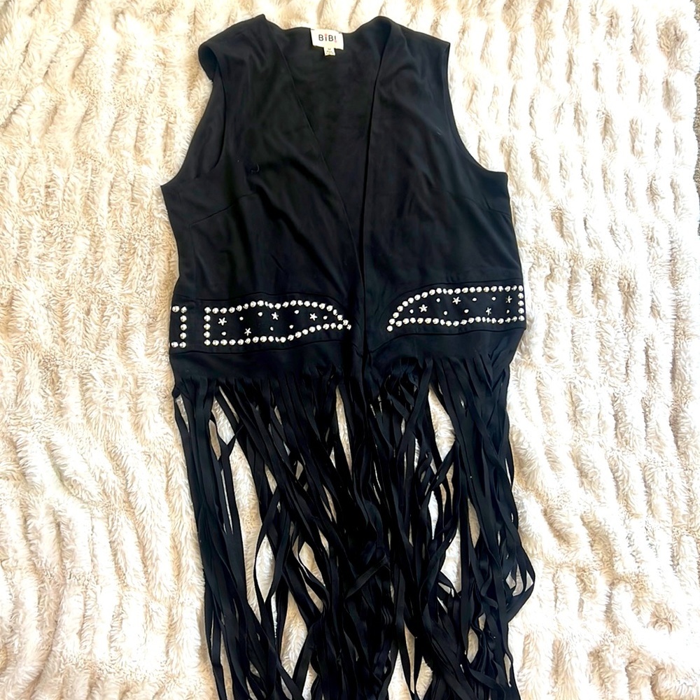 Suede vest
